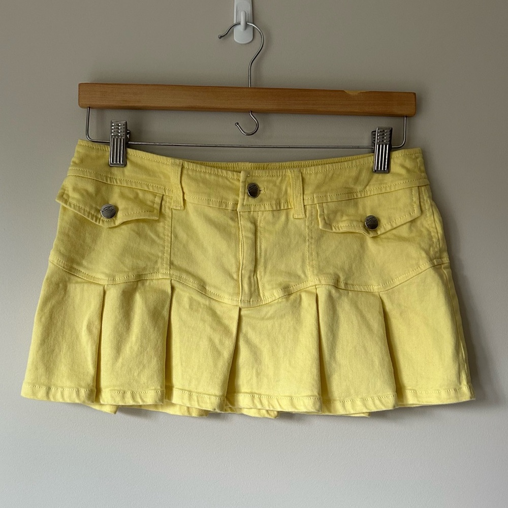I.AM.GIA Yellow Mini Skirt
